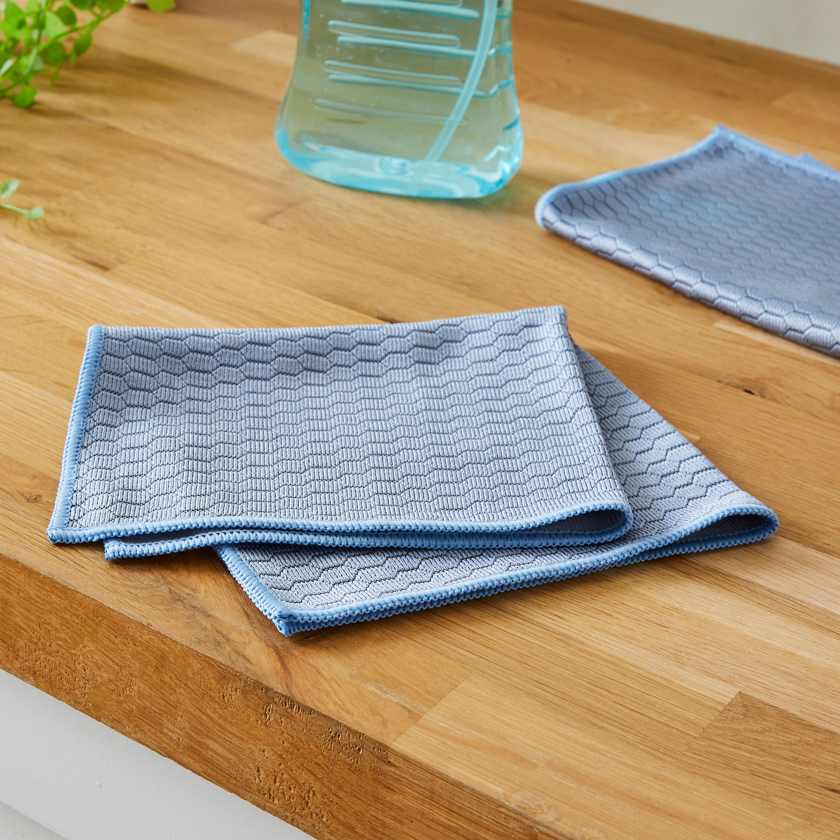 Pack of 2 Glass Window Cleaning Cloths Ashley Blue Price Comparisons | Compare The Build