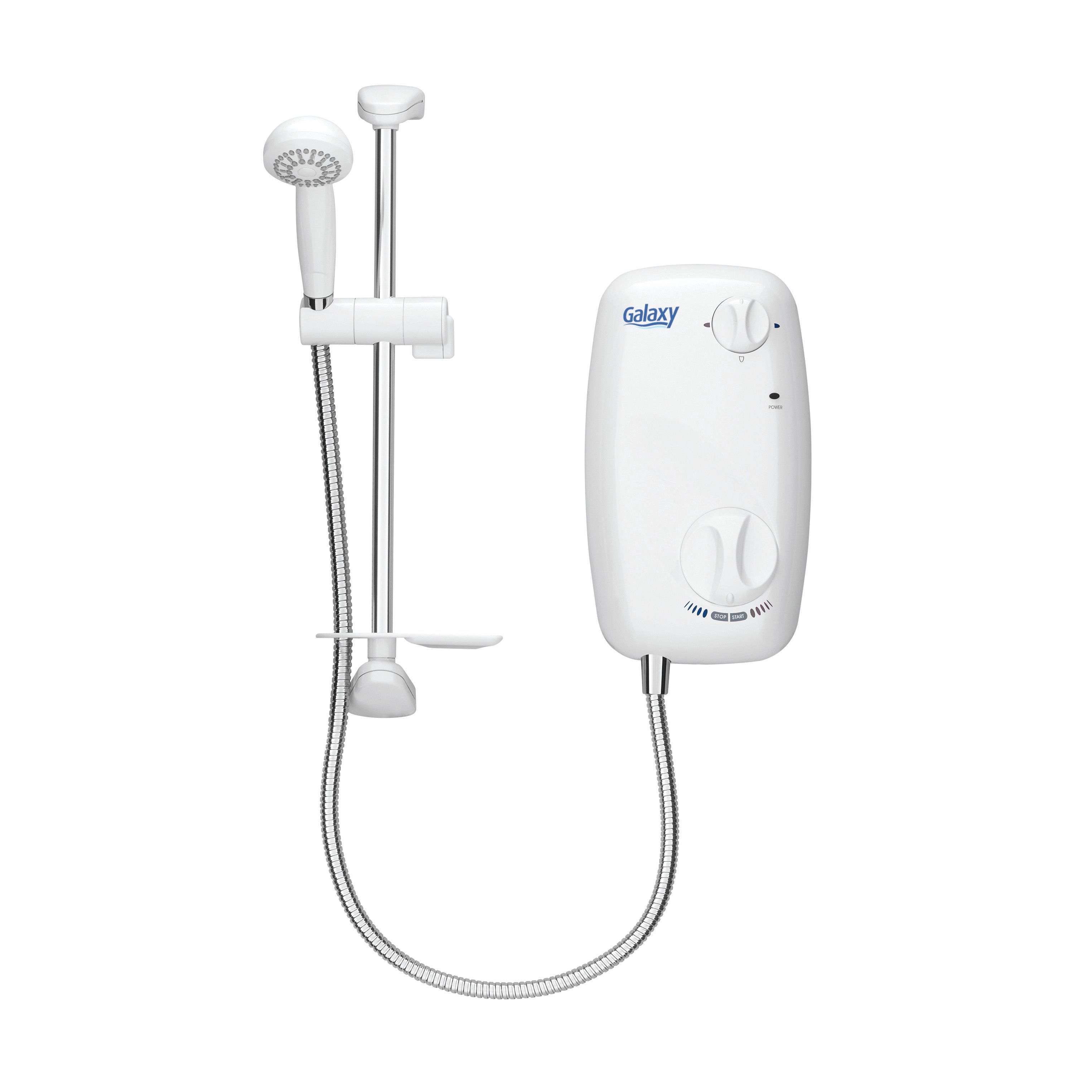 Galaxy White Electric Shower, 8.5 Kw Price Comparisons | Compare The Build