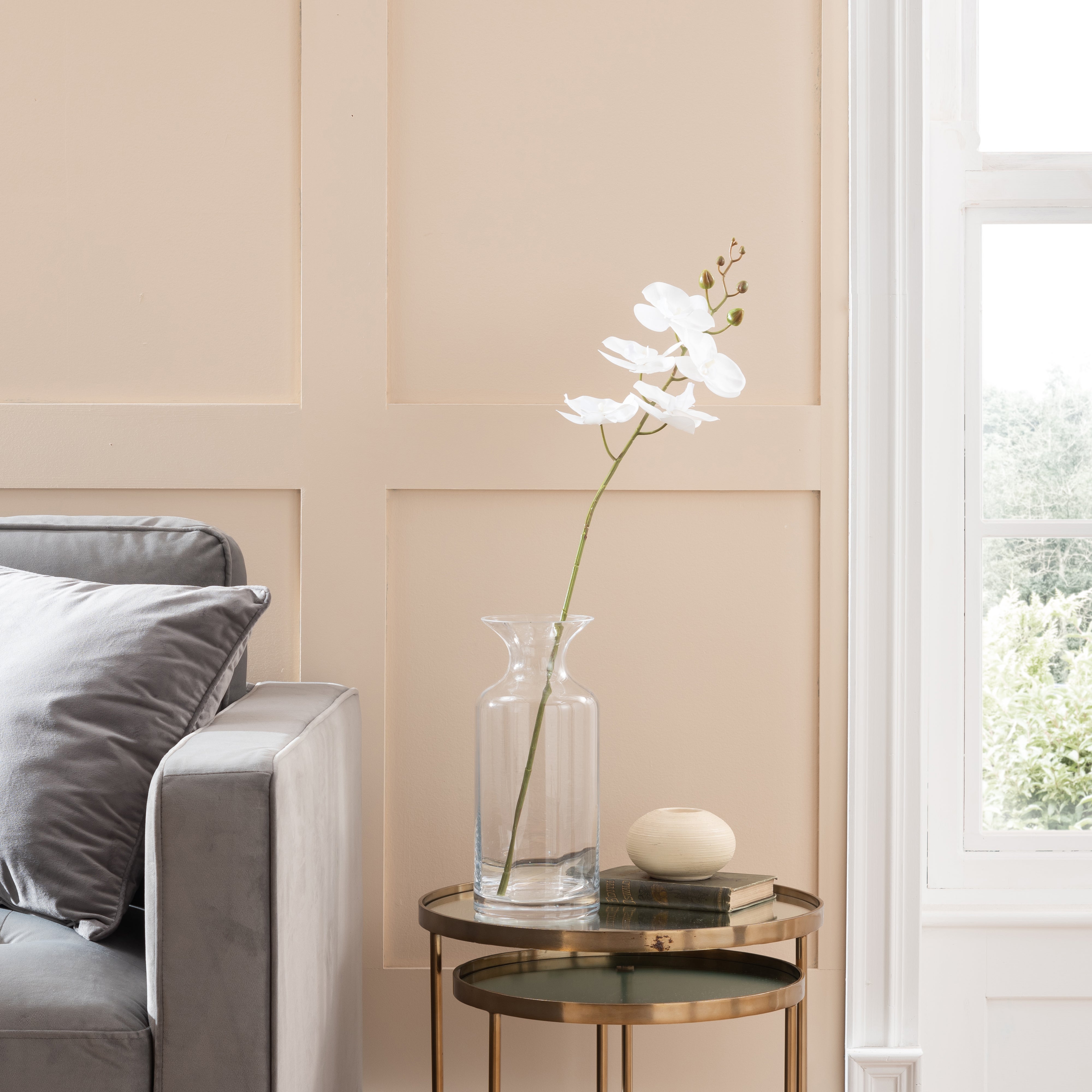 White Orchid Stem, 68cm White Price Comparisons | Compare The Build