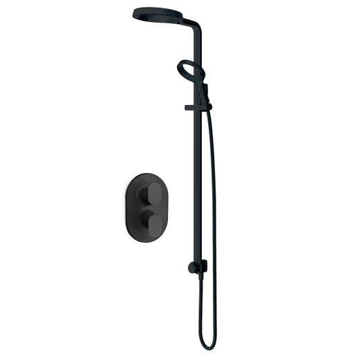 Methve Aio Aurajet Diverter Shower System with Concealed Valve Black Price Comparisons | Compare The Build