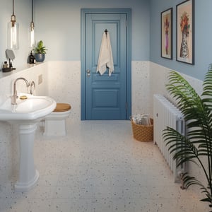 Wickes Boutique Terrazzo Speckle White Matt Porcelain Wall & Floor Tile - 185 x 185mm - Pack of 12 Price Comparisons | Compare The Build