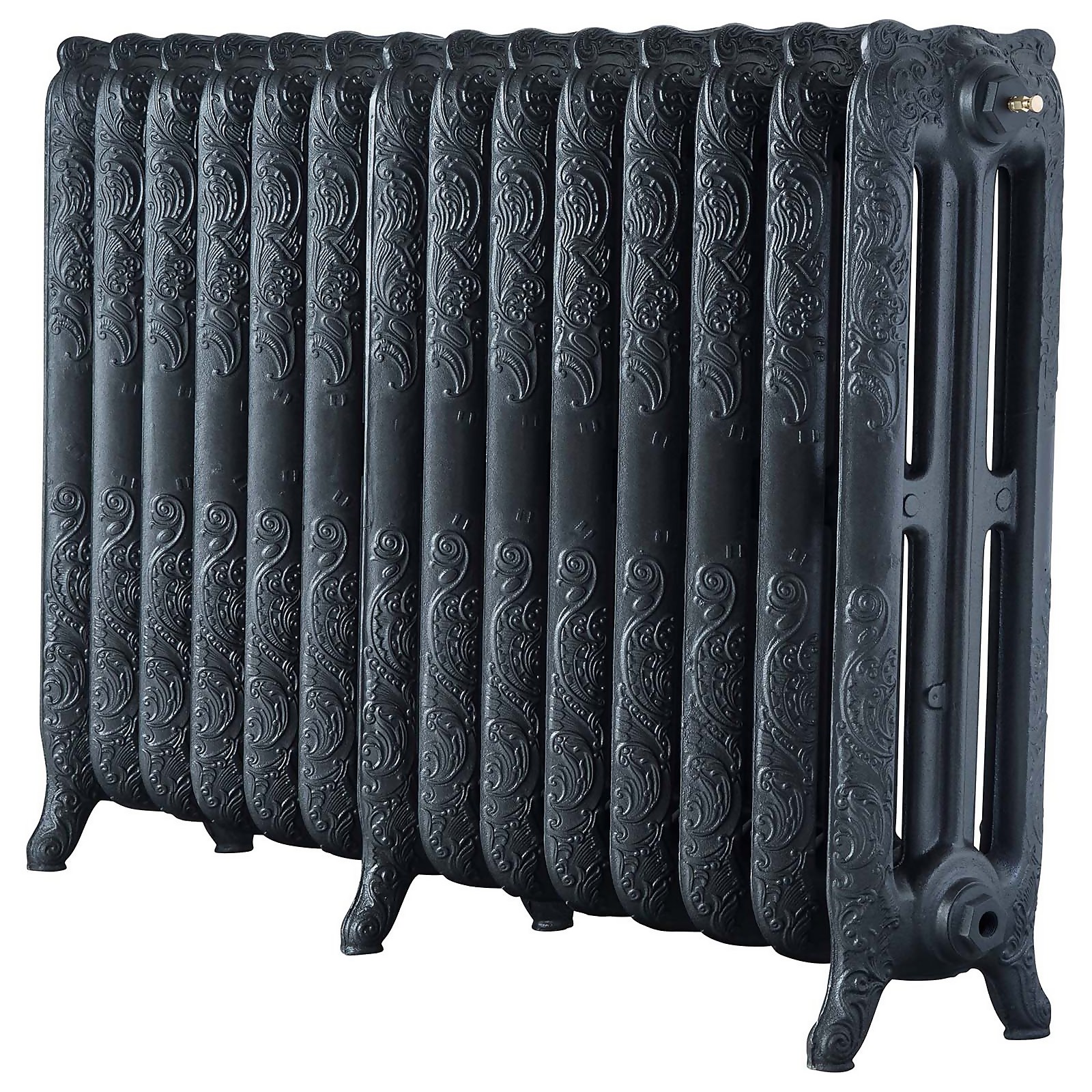 Arroll Cast Iron Radiator 1168 X 760 - Pewter Price Comparisons | Compare The Build