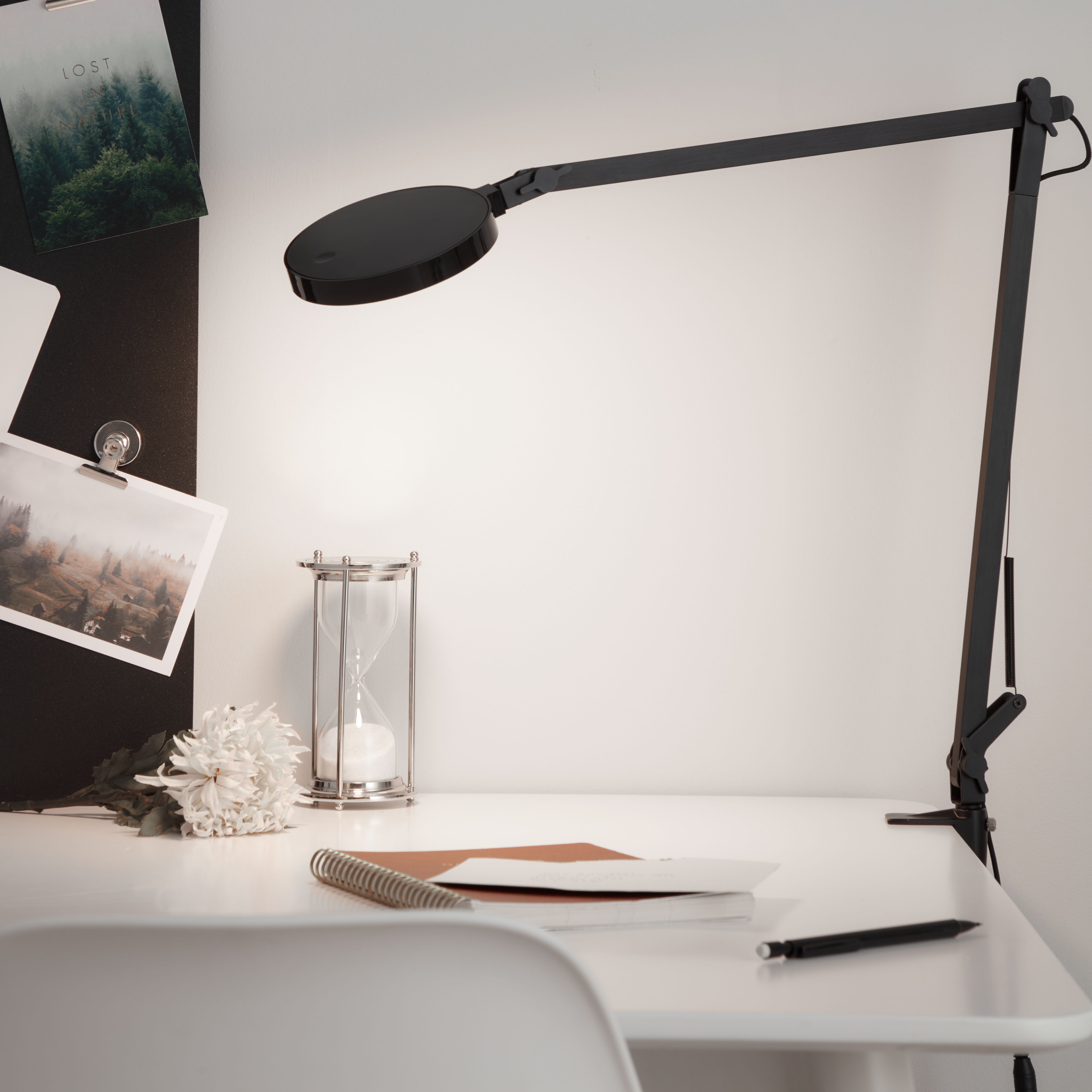 GoodHome Moxette Matt Black Clip-On Desk Lamp Price Comparisons | Compare The Build