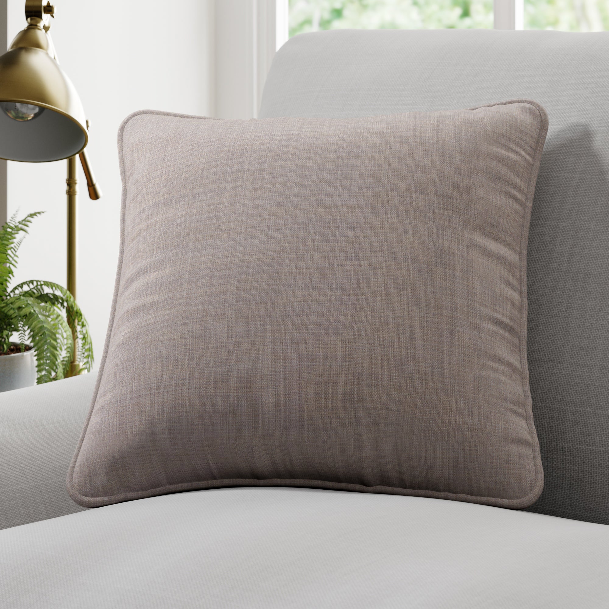Linoso Made to Measure Cushion Cover Linoso Grey Price Comparisons | Compare The Build