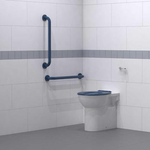 Nymas NymaCARE Back to Wall Ambulant Doc M Toilet Pack with Dark Blue Grab Rails AMBBTWC/DB Price Comparisons | Compare The Build