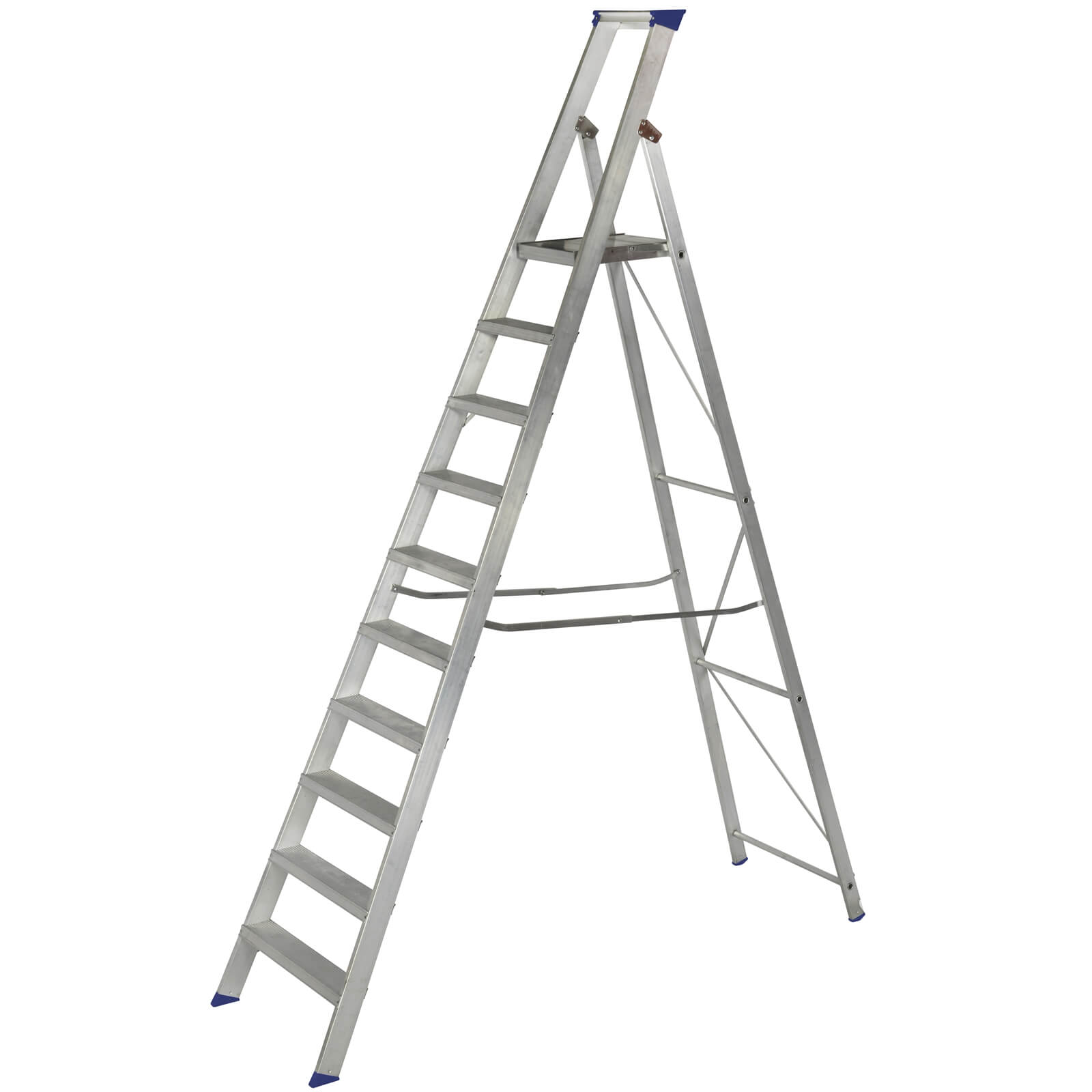 Werner MasterTrade Platform Step Ladder - 10 Tread Price Comparisons | Compare The Build