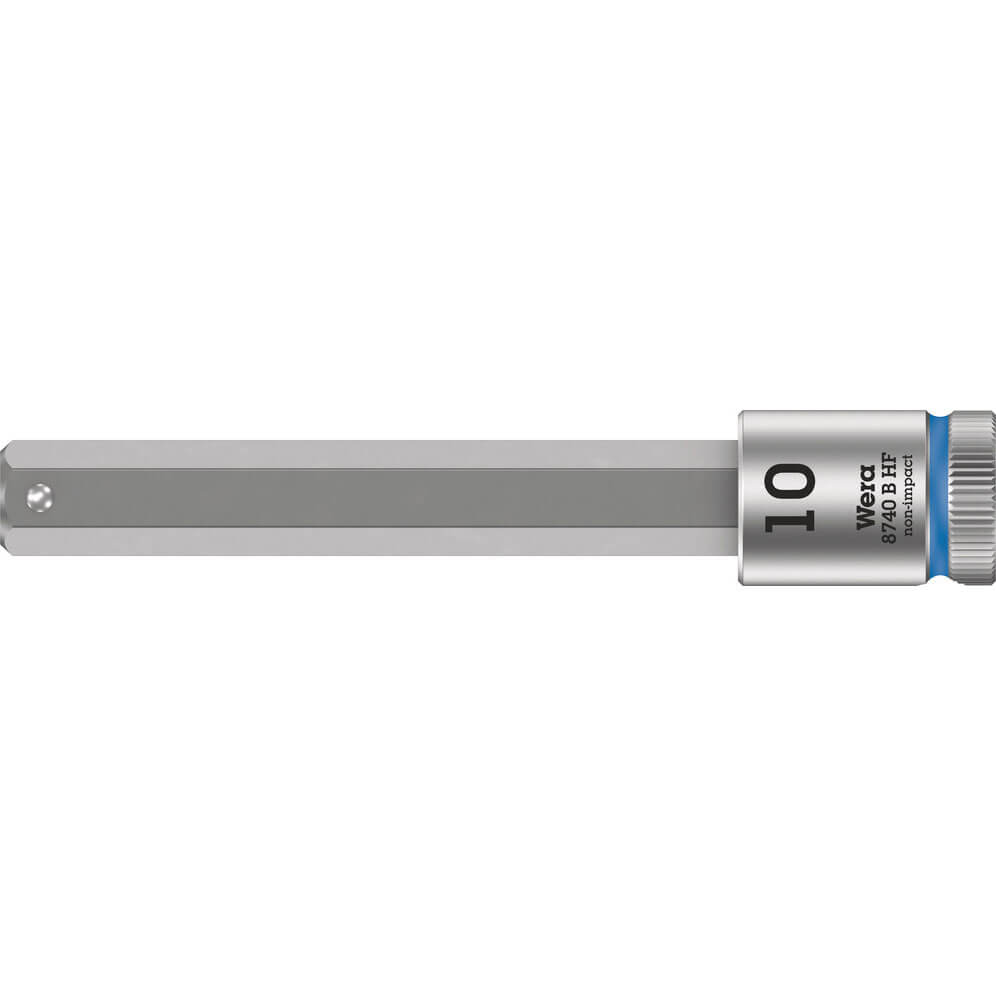 Wera 8740 B HF Zyklop 3/8" Drive Long Hexagon Socket Bit Metric 3/8" 10mm Price Comparisons | Compare The Build