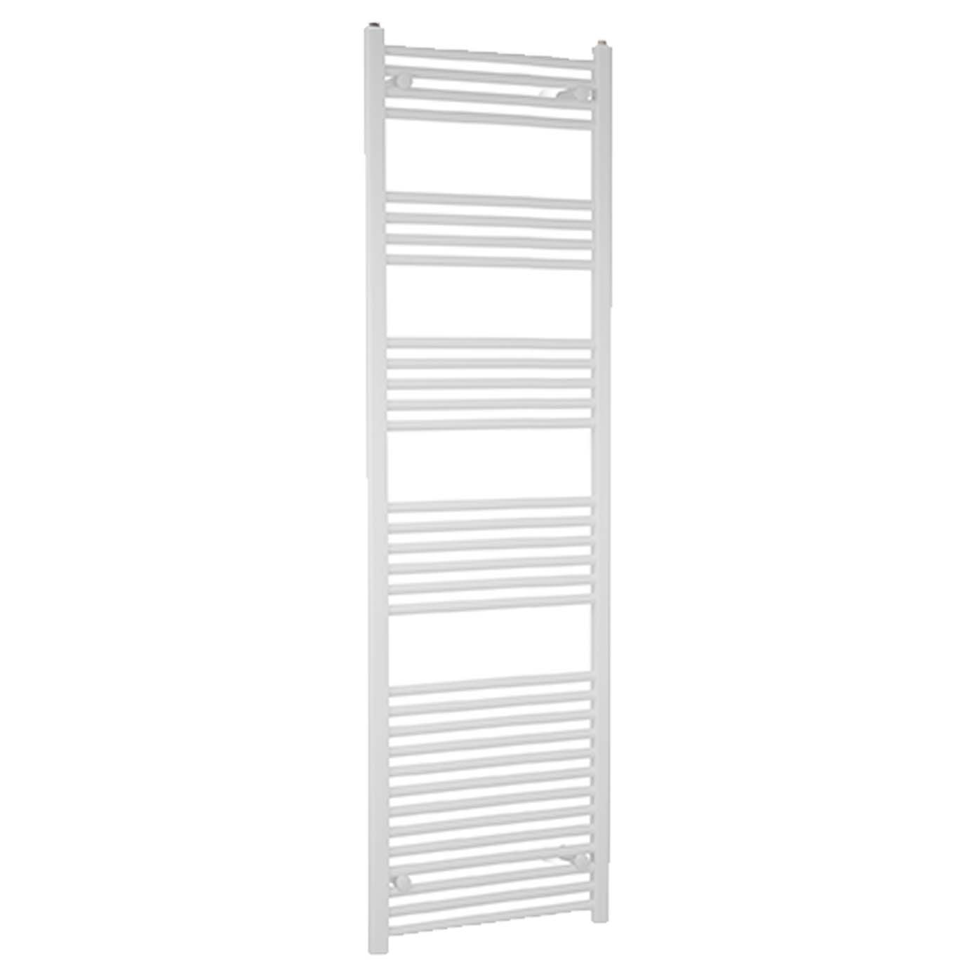 Towelrads Independent Ladder Rail - 22mm, White Straight, 1800x500mm | Compare The Build