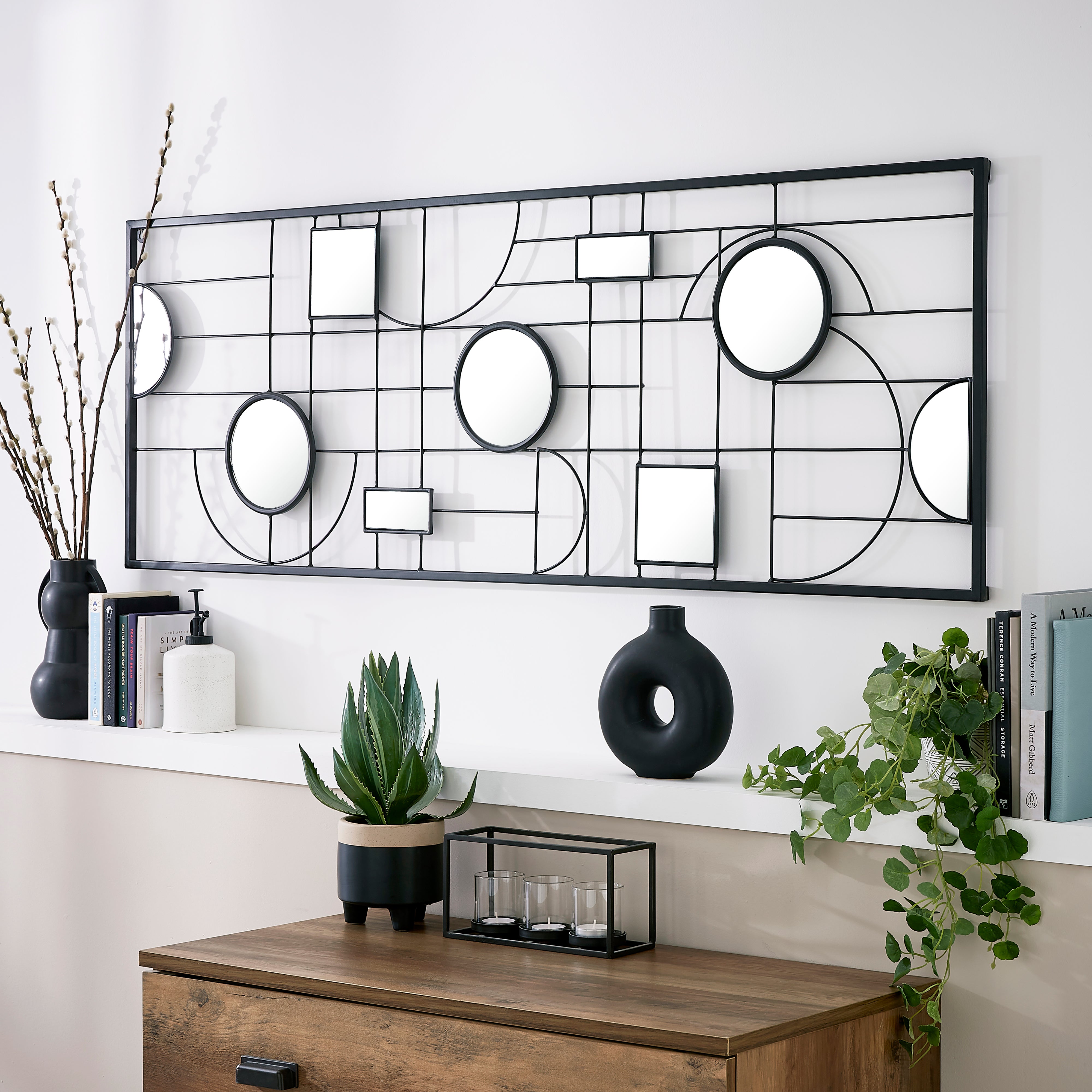 Elements Indoor Outdoor Wall Art Panel Black Price Comparisons | Compare The Build