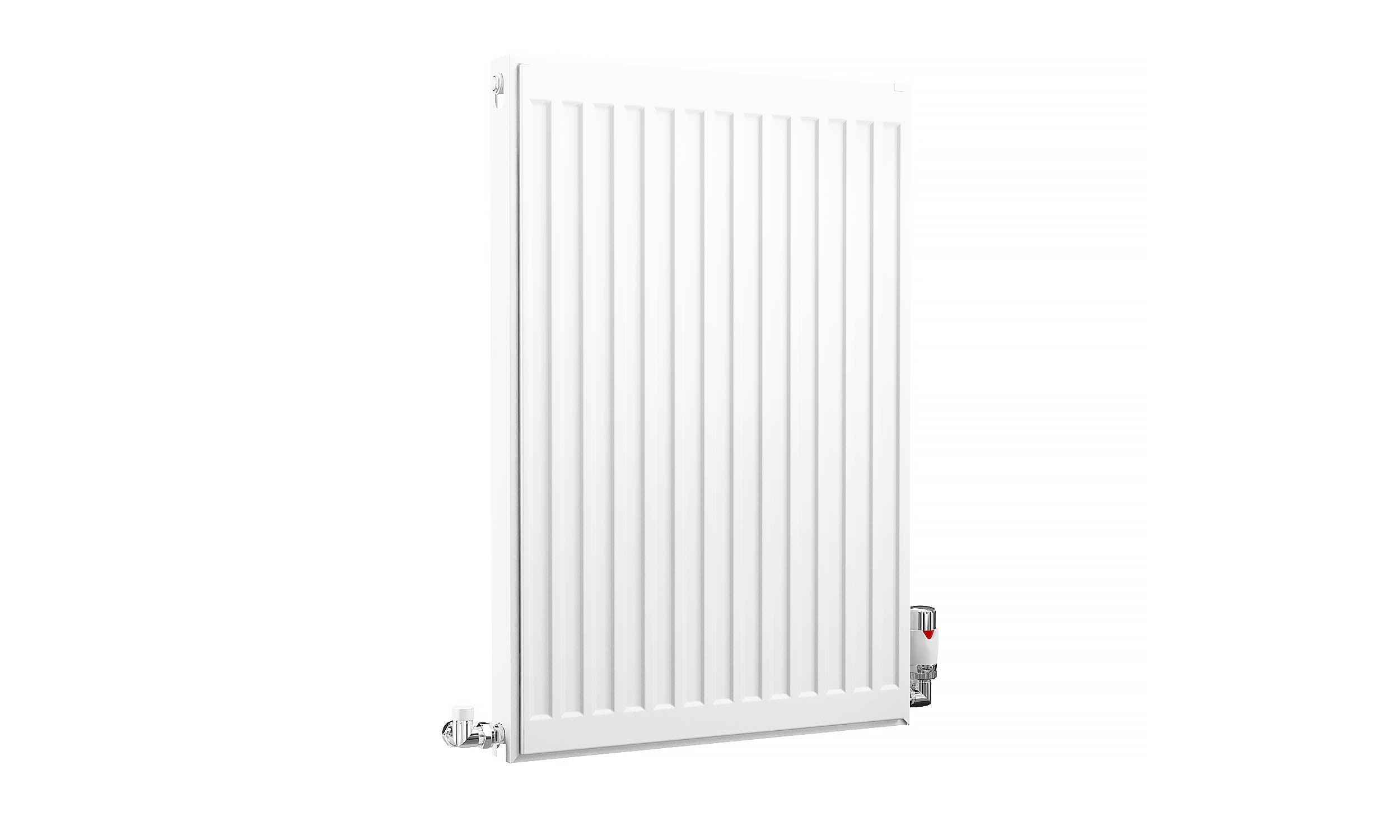 Kartell K-Rad Compact Horizontal Radiator, White, 750mm x 500mm - Double Panel, Single Convector Price Comparisons | Compare The Build