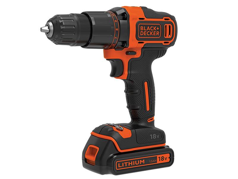 BLACK + DECKER B/DBCD700S1K BCD700S1K 2 Gear Combi Drill 18V 1 x 1.5Ah Li-ion Price Comparisons | Compare The Build