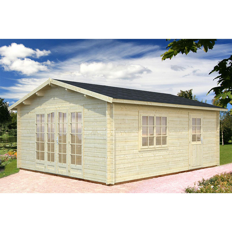 Palmako Irene 4.7m x 5.7m Log Cabin Garden Building (44mm) | Compare The Build