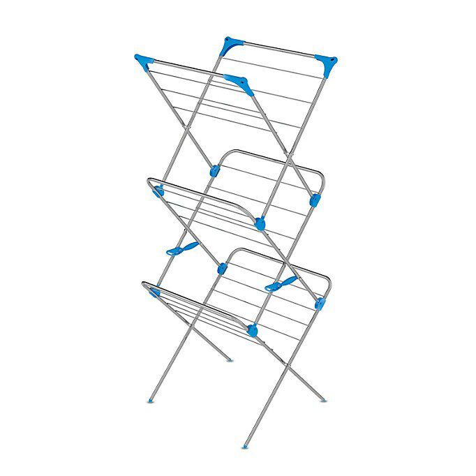 Minky 3 Tier Silver Effect Airer, 15M Price Comparisons | Compare The Build