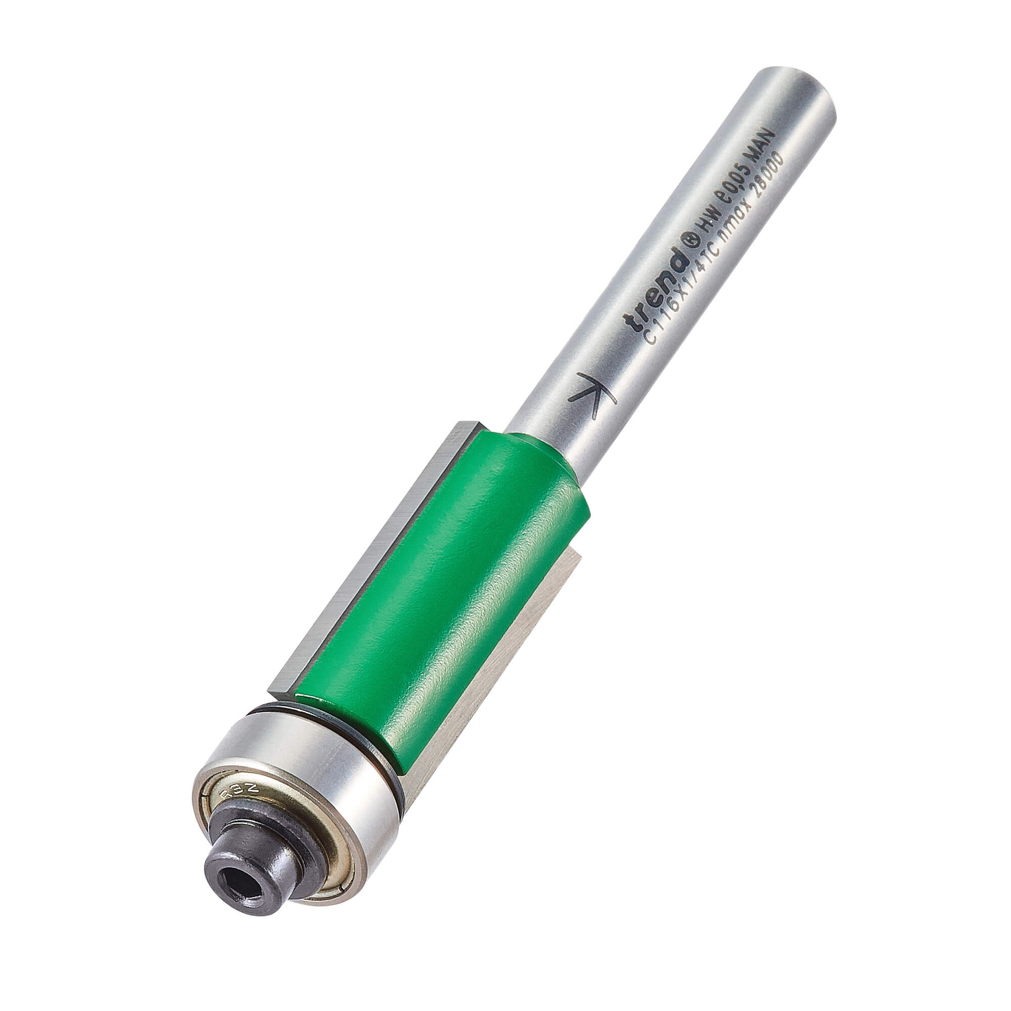 Trend CRAFTPRO Bearing Guided Trimmer Router Cutter 12.7mm 25.4mm 1/4" Price Comparisons | Compare The Build