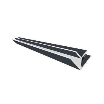 uPVC Soffit Board External Corner Trim 5m - Storm Grey freefoam F108SG Price Comparisons | Compare The Build