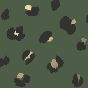 Holden Decor Large Leopard Spot Green Wallpaper - 10.05m x 53cm | Compare The Build