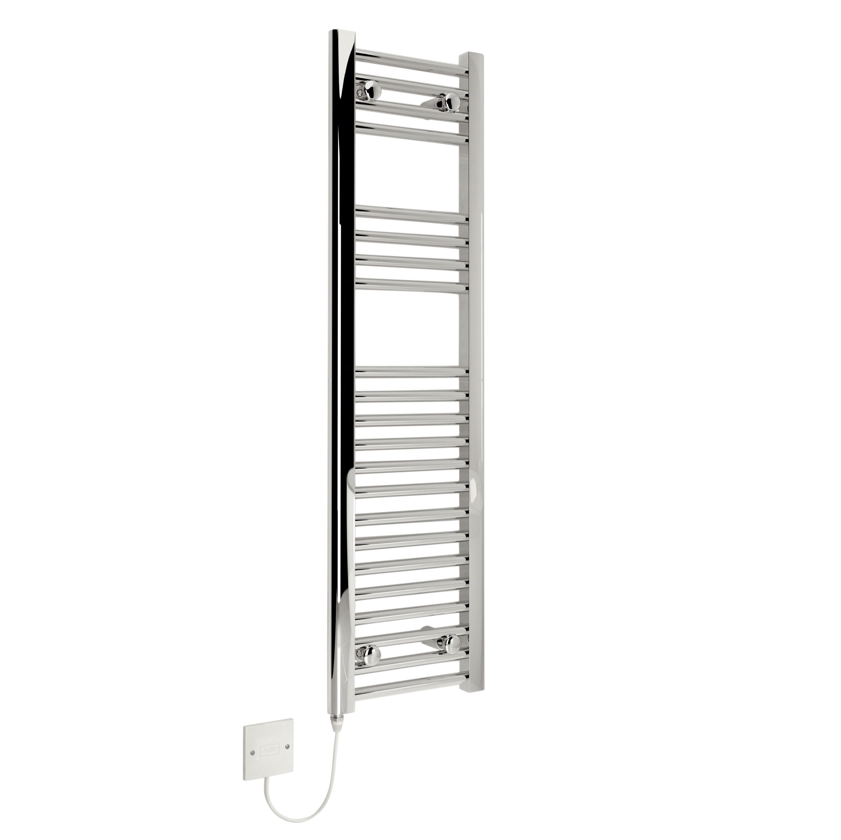 Kudox Silver Towel Warmer (W)300mm X (H)1100mm Price Comparisons | Compare The Build