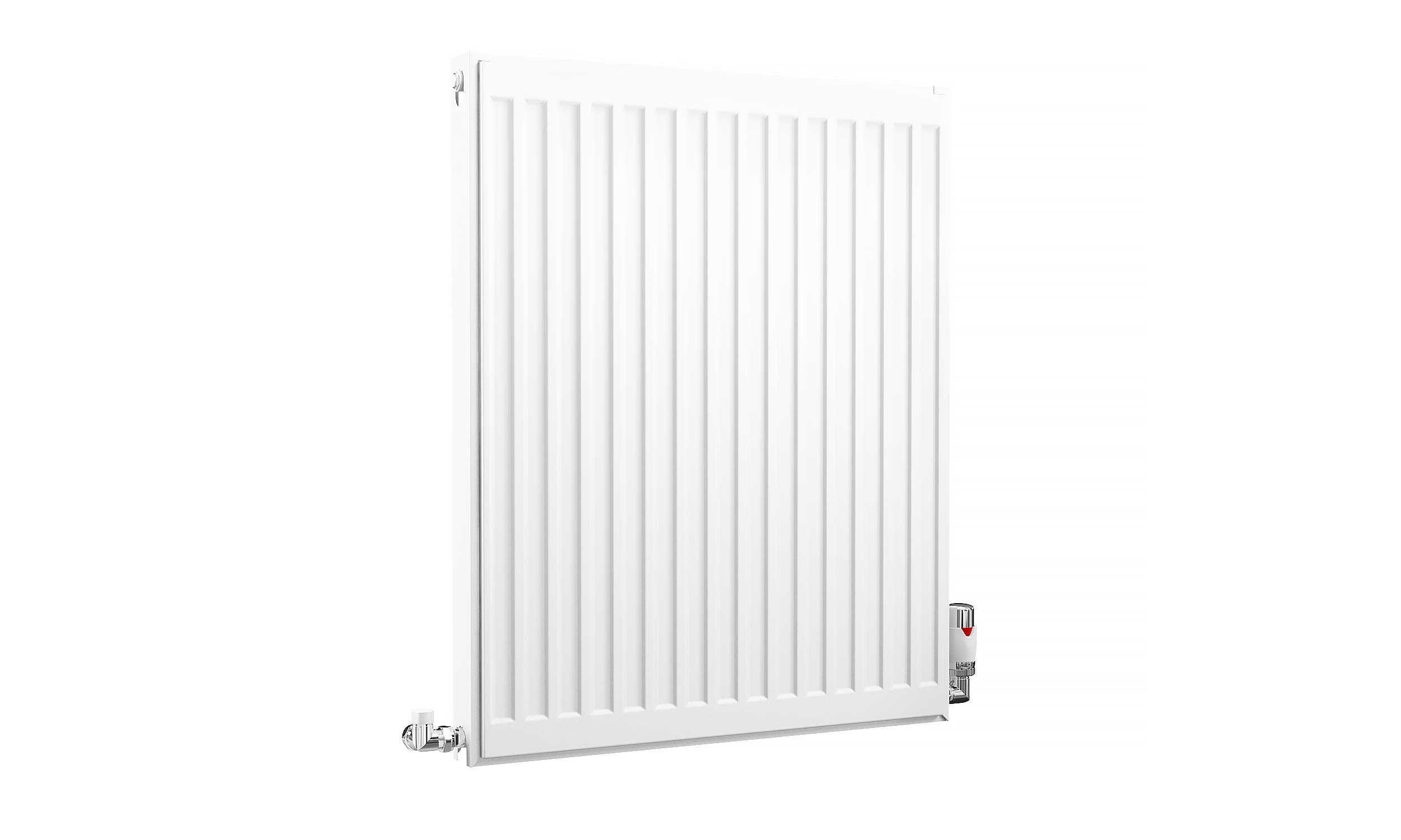 Kartell K-Rad Compact Horizontal Radiator, White, 750mm x 600mm - Double Panel, Single Convector Price Comparisons | Compare The Build