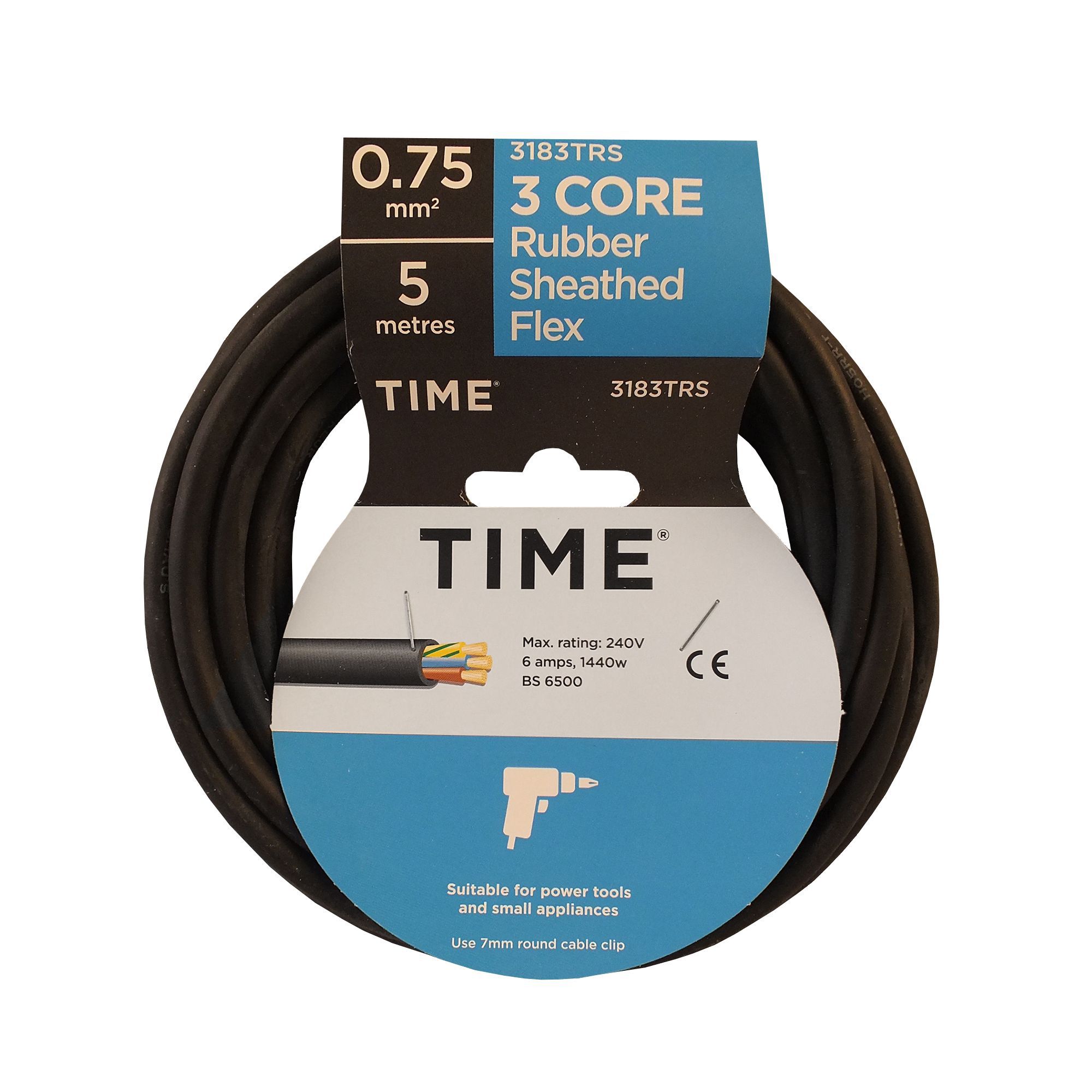 Time Black 3 Multi-Core Cable 5M Price Comparisons | Compare The Build