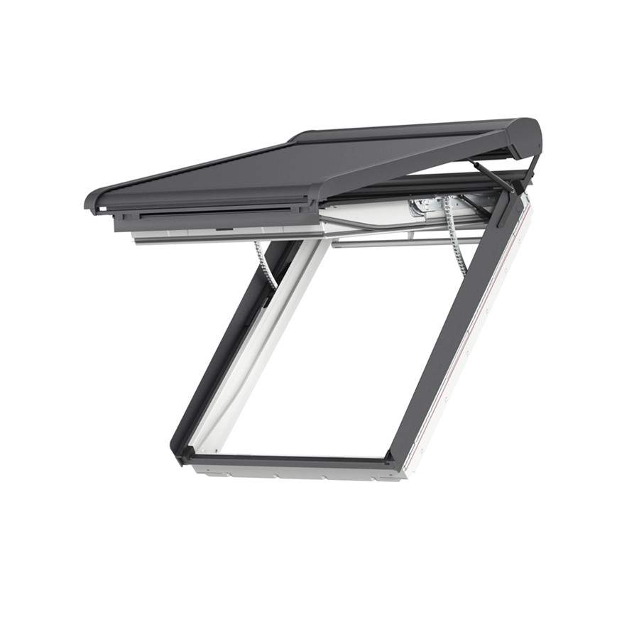 VELUX SMH FK06 0000S Electric Shutter For Top Hung INTEGRA Window - 66cm x 118cm Black Price Comparisons | Compare The Build