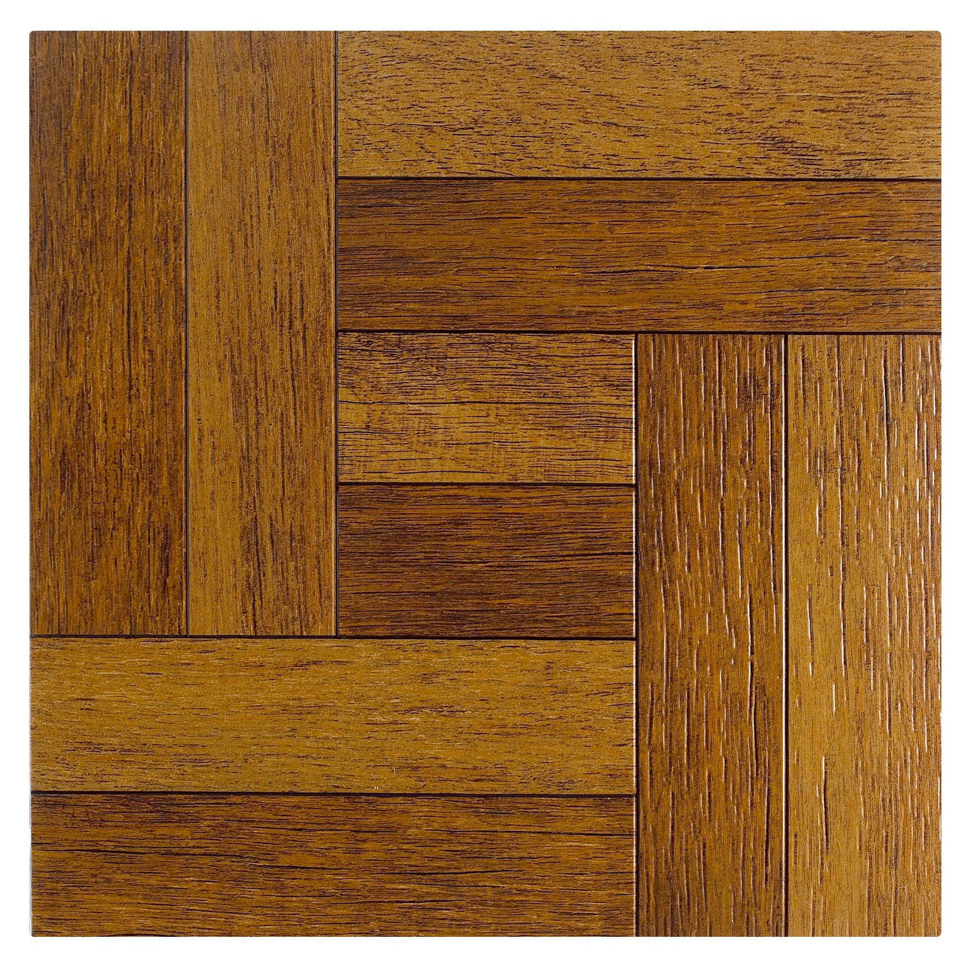 Colours Alaunda Natural Rustic Oak Effect Vinyl Tile, Pack Of 6 | Compare The Build