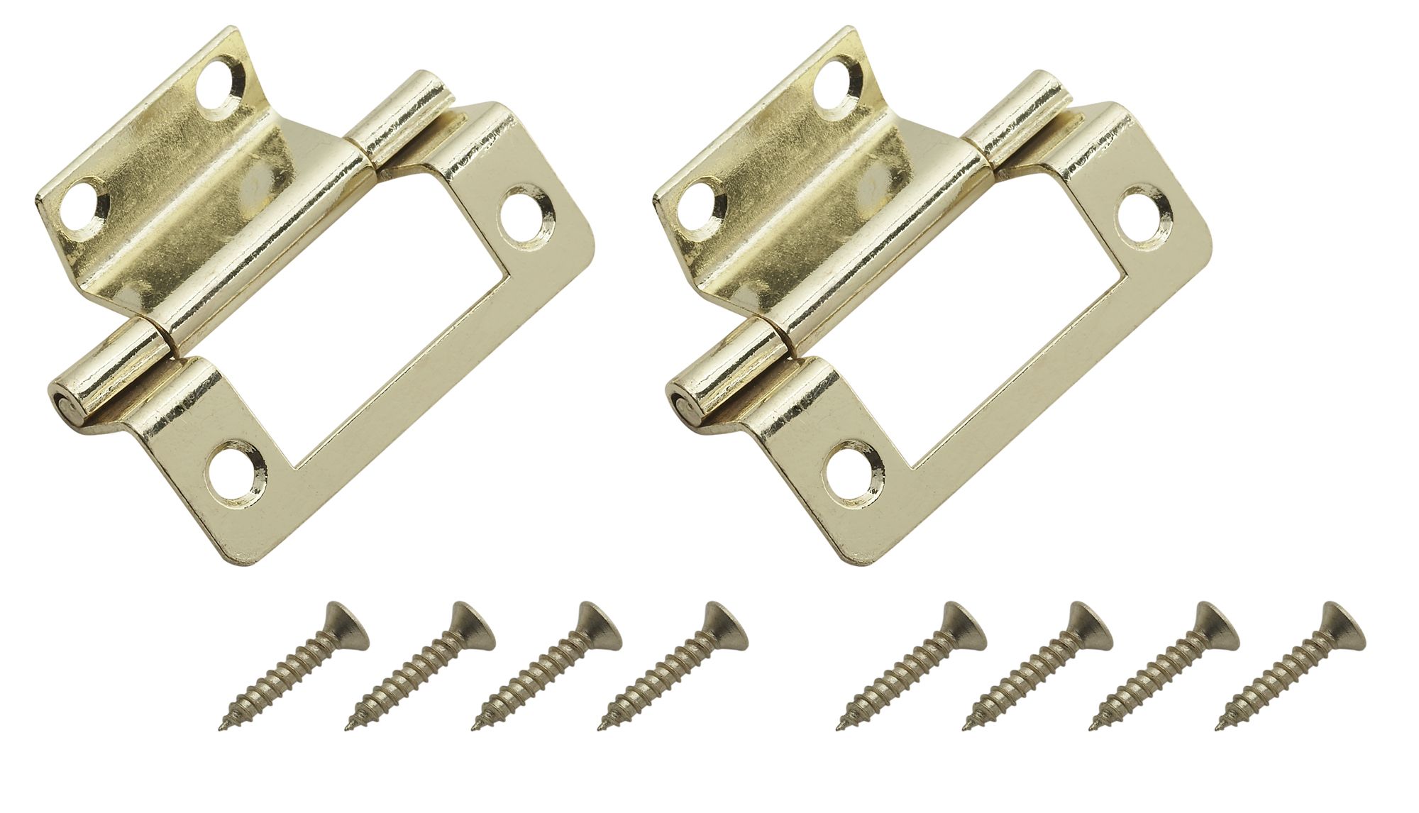 Brass-Plated Metal Butt Door Hinge N162 (L)50mm, Pack Of 2 Price Comparisons | Compare The Build