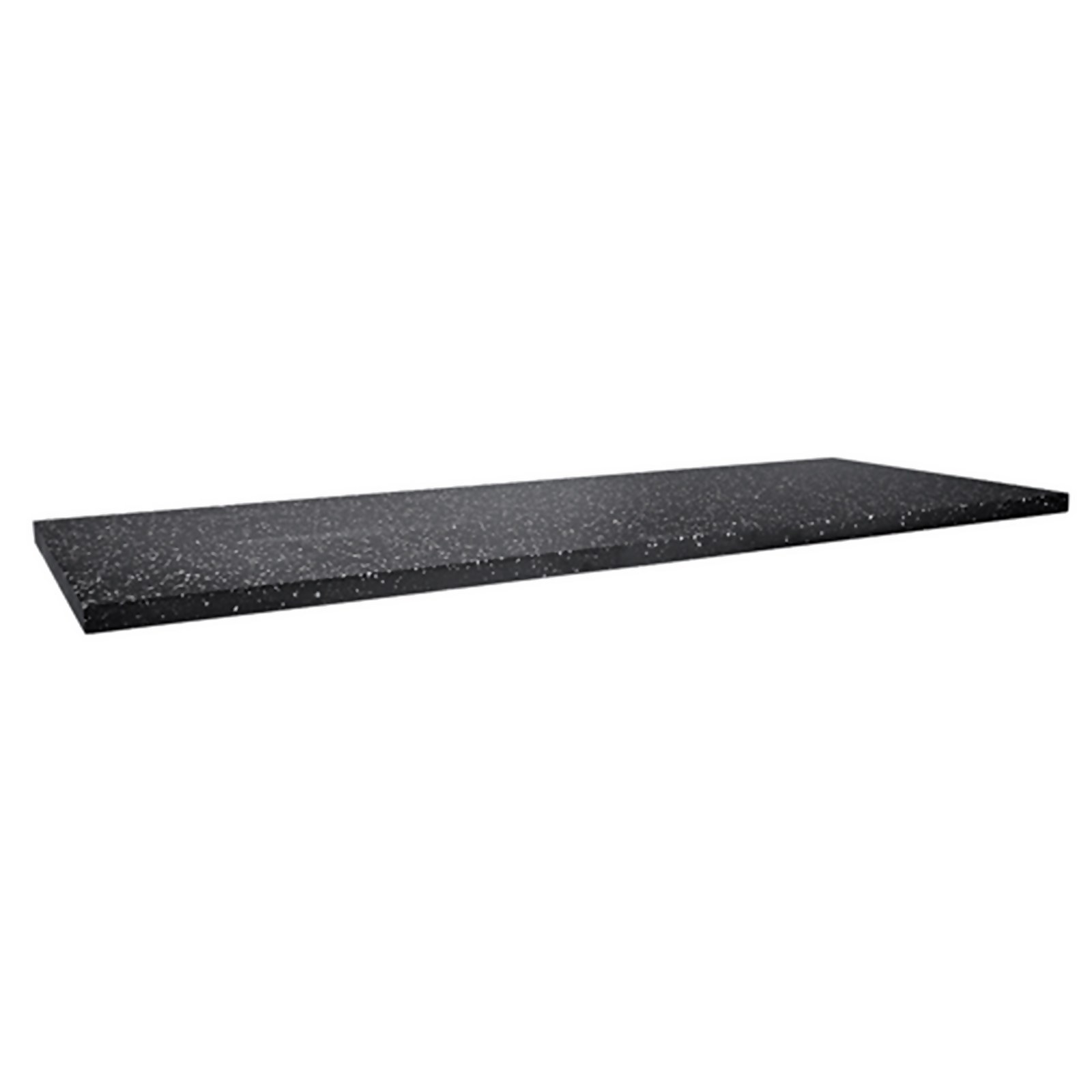 Bathstore Vermont Worktop 1200mm  - Black Granite | Compare The Build