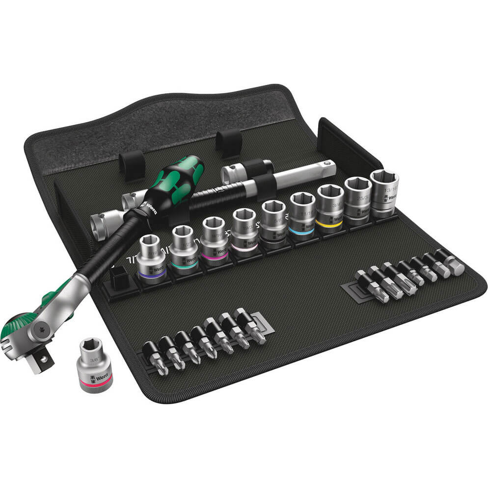 Wera 8100 SC9 Zyklop 28 Piece 1/2" Drive Socket and Bit Set Price Comparisons | Compare The Build