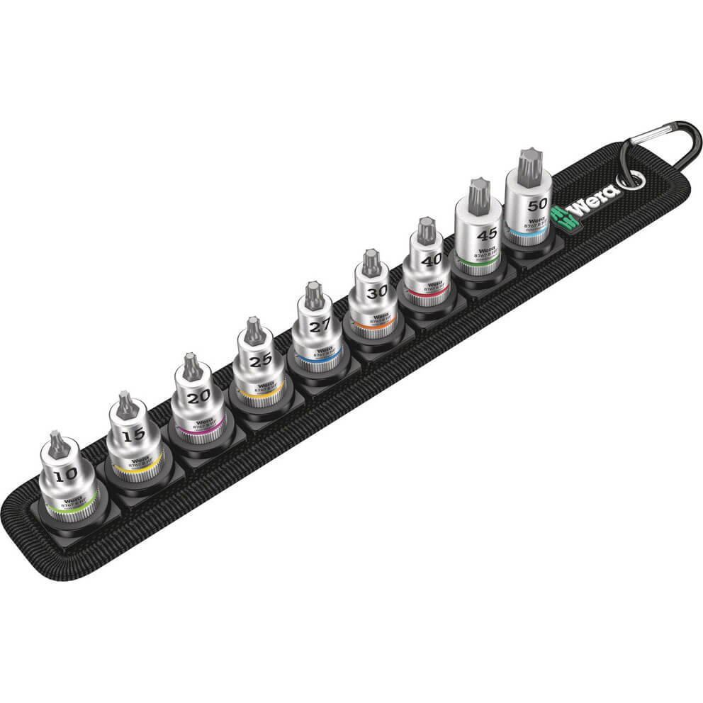 Wera 9 Piece 3/8 Drive Zyklop Torx HF Bit Socket Set 3/8" Price Comparisons | Compare The Build