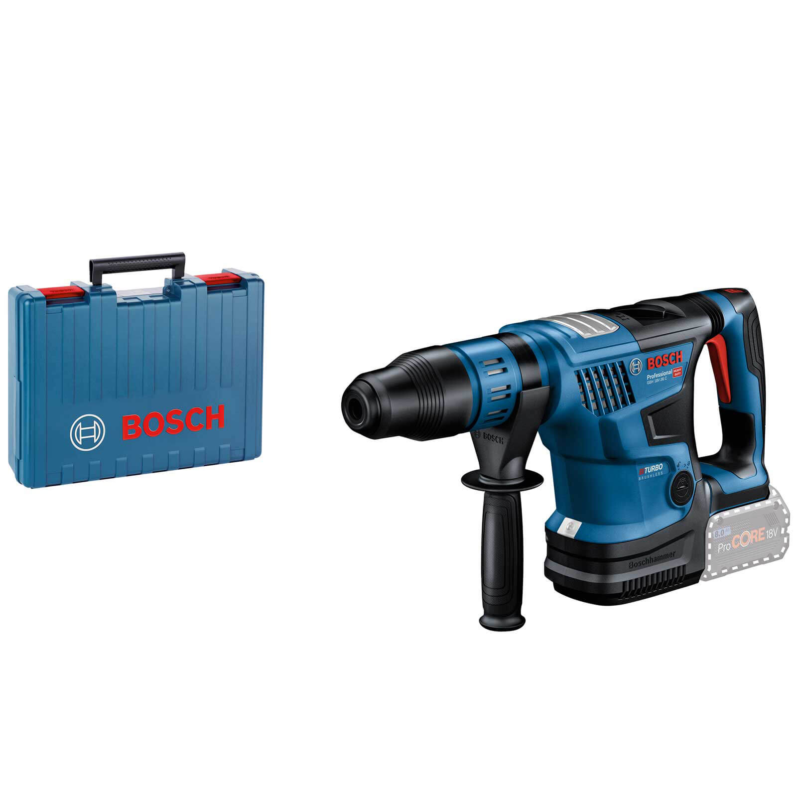 Bosch GBH 18V-36 C BITURBO 18v Brushless SDS MAX Rotary Hammer Drill No Batteries No Charger Case Price Comparisons | Compare The Build