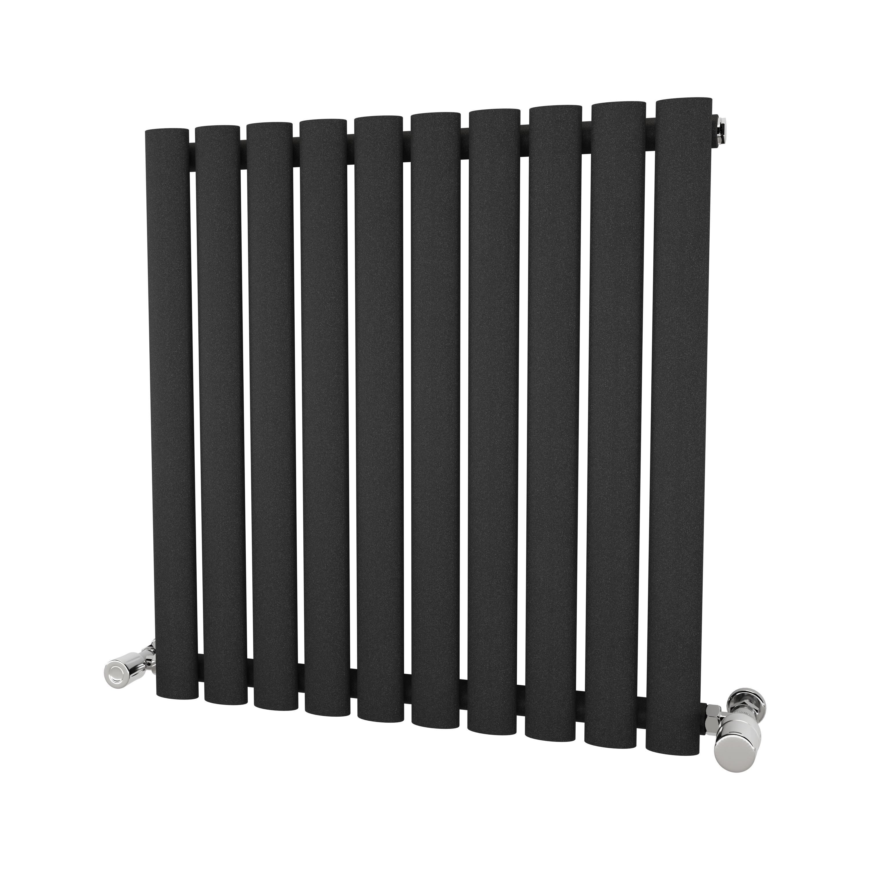 Ximax Fortuna Matt Anthracite Vertical Designer Radiator, (W)584mm X (H)600mm Price Comparisons | Compare The Build