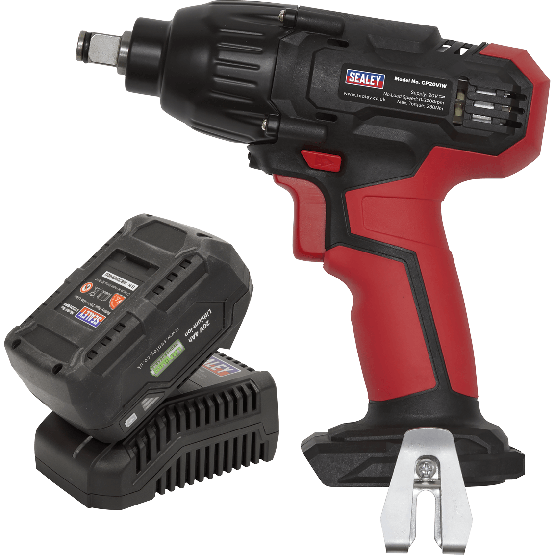 Sealey CP20VIW 20v Cordless Impact Wrench 230nm 1 x 4ah Li-ion Charger Bag Price Comparisons | Compare The Build