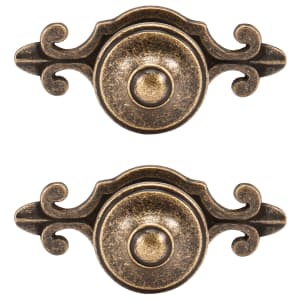 Cabinet Knob Antique Brass 74mm - Pack of 2 Price Comparisons | Compare The Build