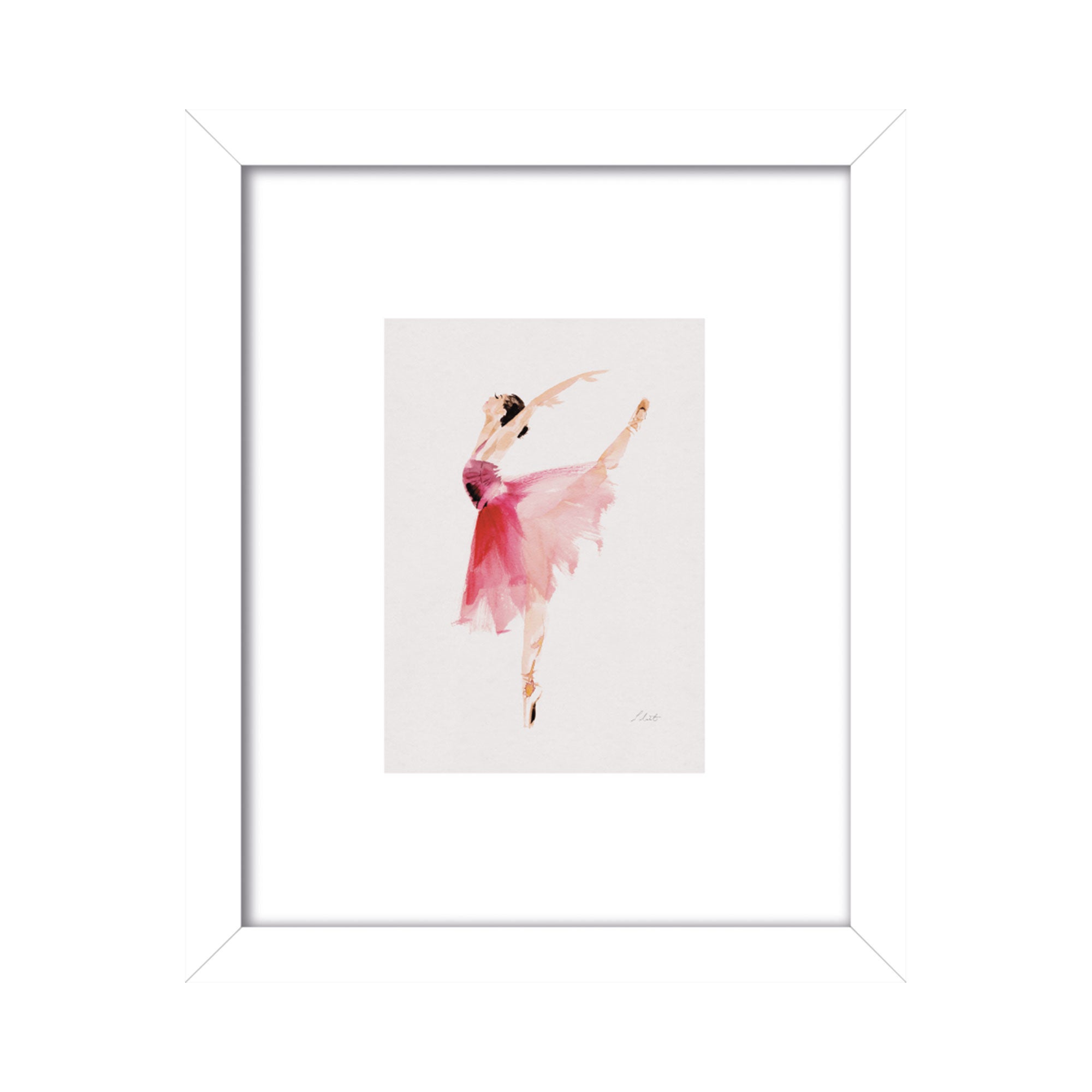 The Art Group Ballerina II Framed Print Pink Price Comparisons | Compare The Build