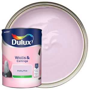 Dulux Silk Emulsion Paint - Pretty Pink - 5L Price Comparisons | Compare The Build