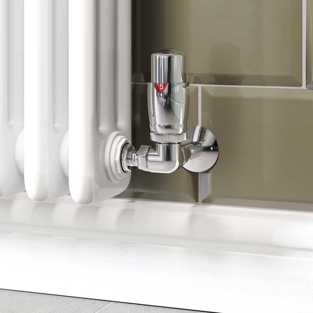 Trade Direct Thermostatic Valves, Modern, Chrome Corner  - 8mm Price Comparisons | Compare The Build