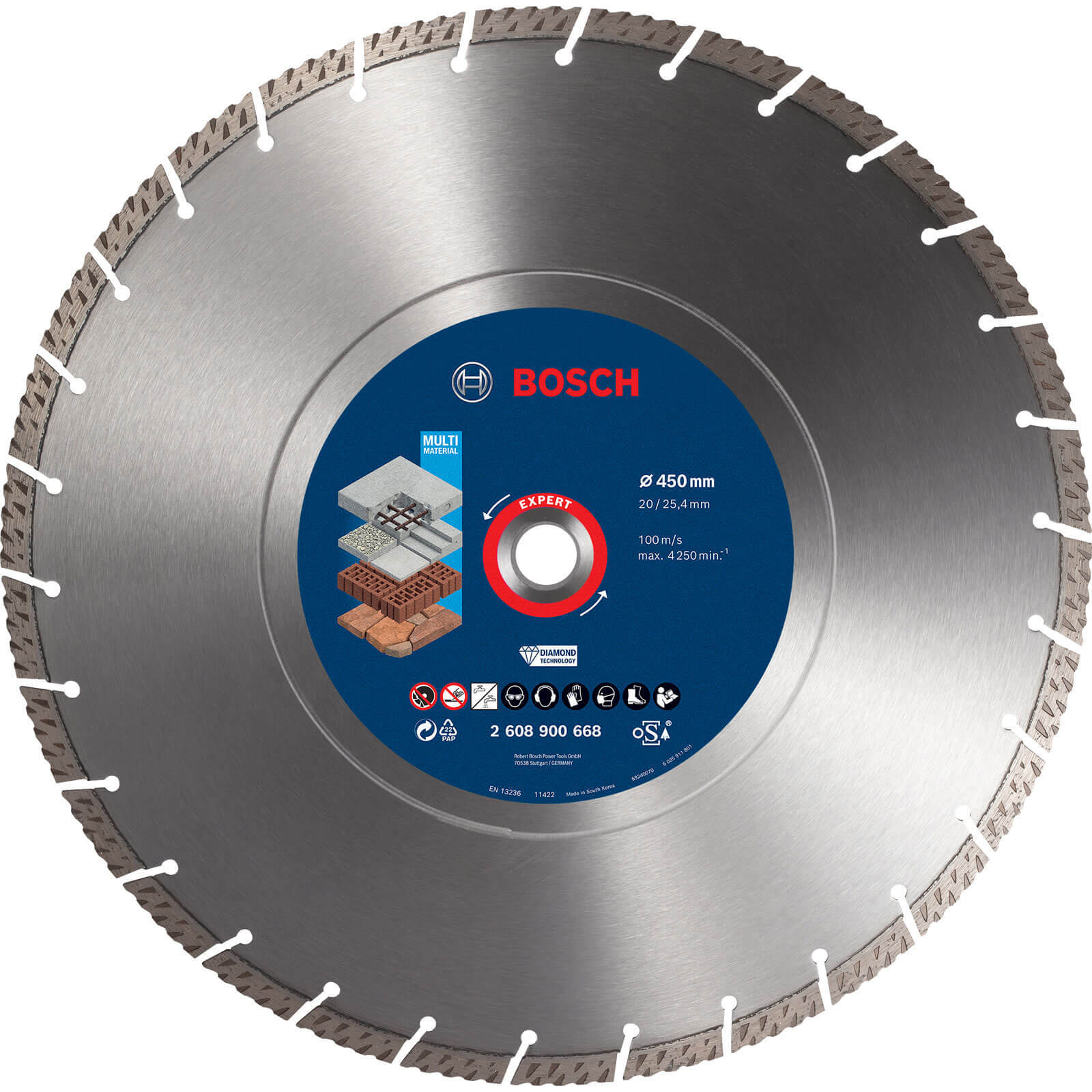 Bosch Expert Multi Material Diamond Cutting Disc 450mm 3.3mm 25.4mm | Compare The Build