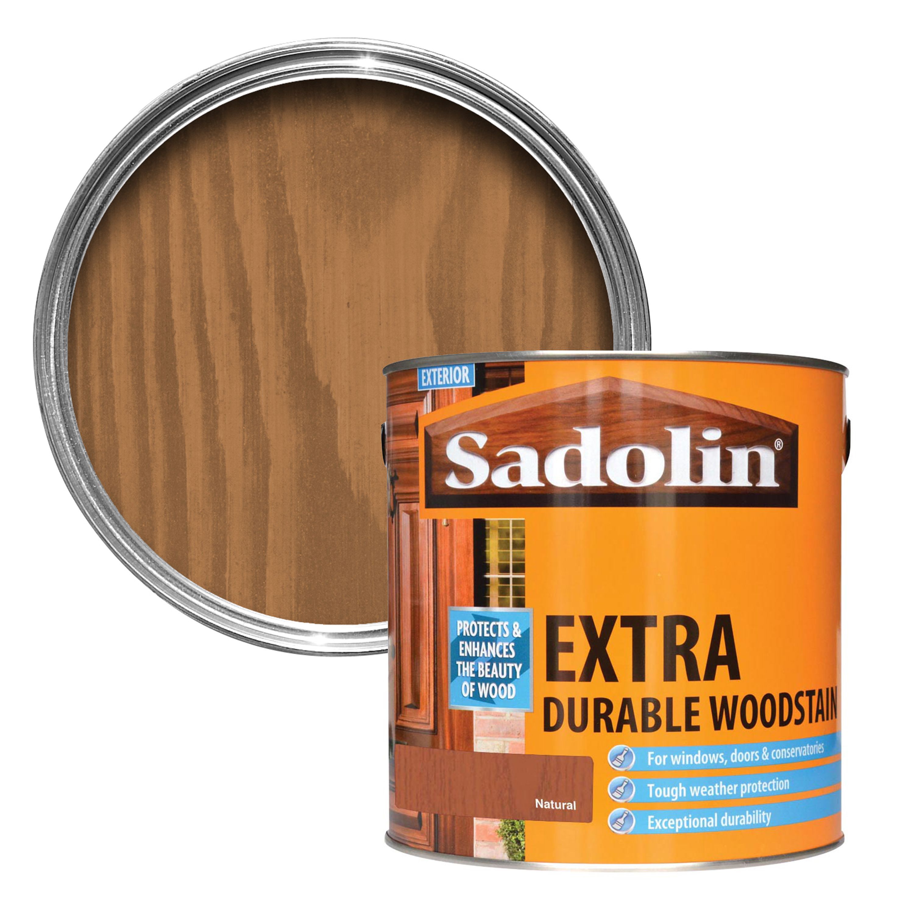 Sadolin Natural Conservatories, Doors & Windows Wood Stain, 2.5L Price Comparisons | Compare The Build