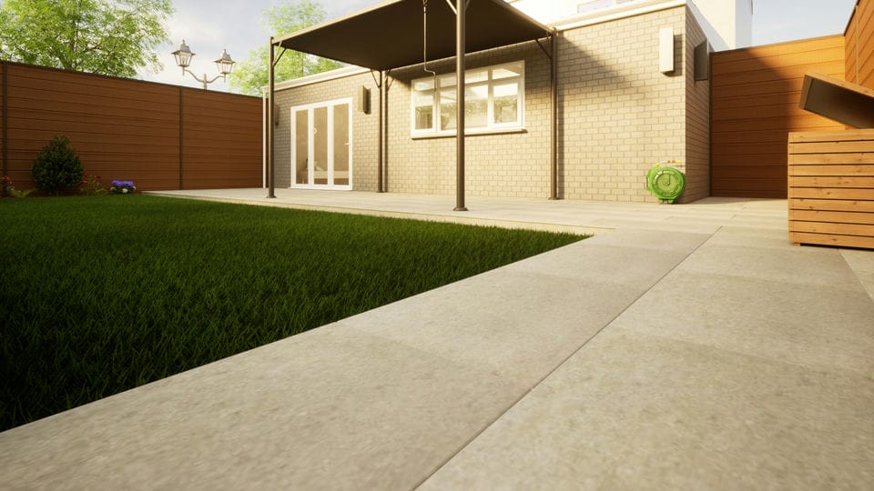 Porcelain Paving - 900mm x 600mm x 20mm Steel Grey | Compare The Build