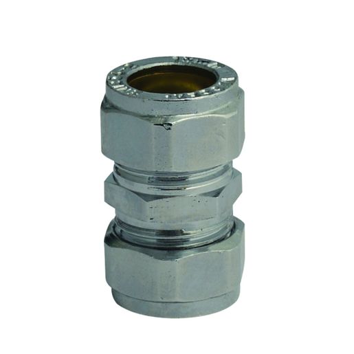 Plumbright Compression Chrome Plated Straight Coupling 22mm G31022Cp Price Comparisons | Compare The Build