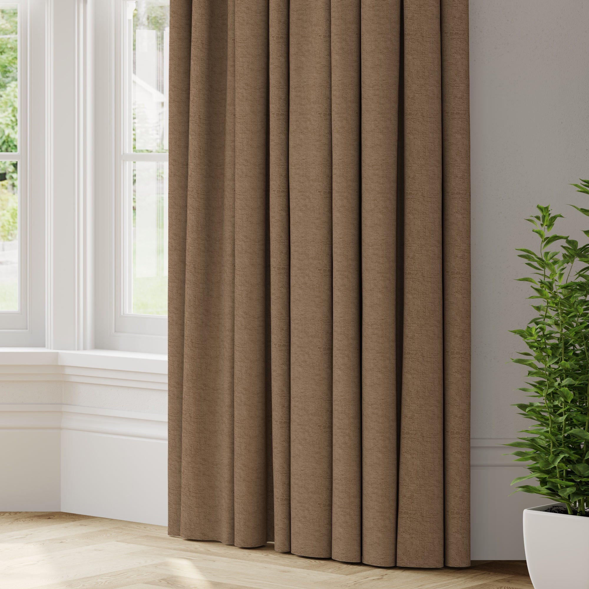 Barcelona Made to Measure Curtains Brown Price Comparisons | Compare The Build