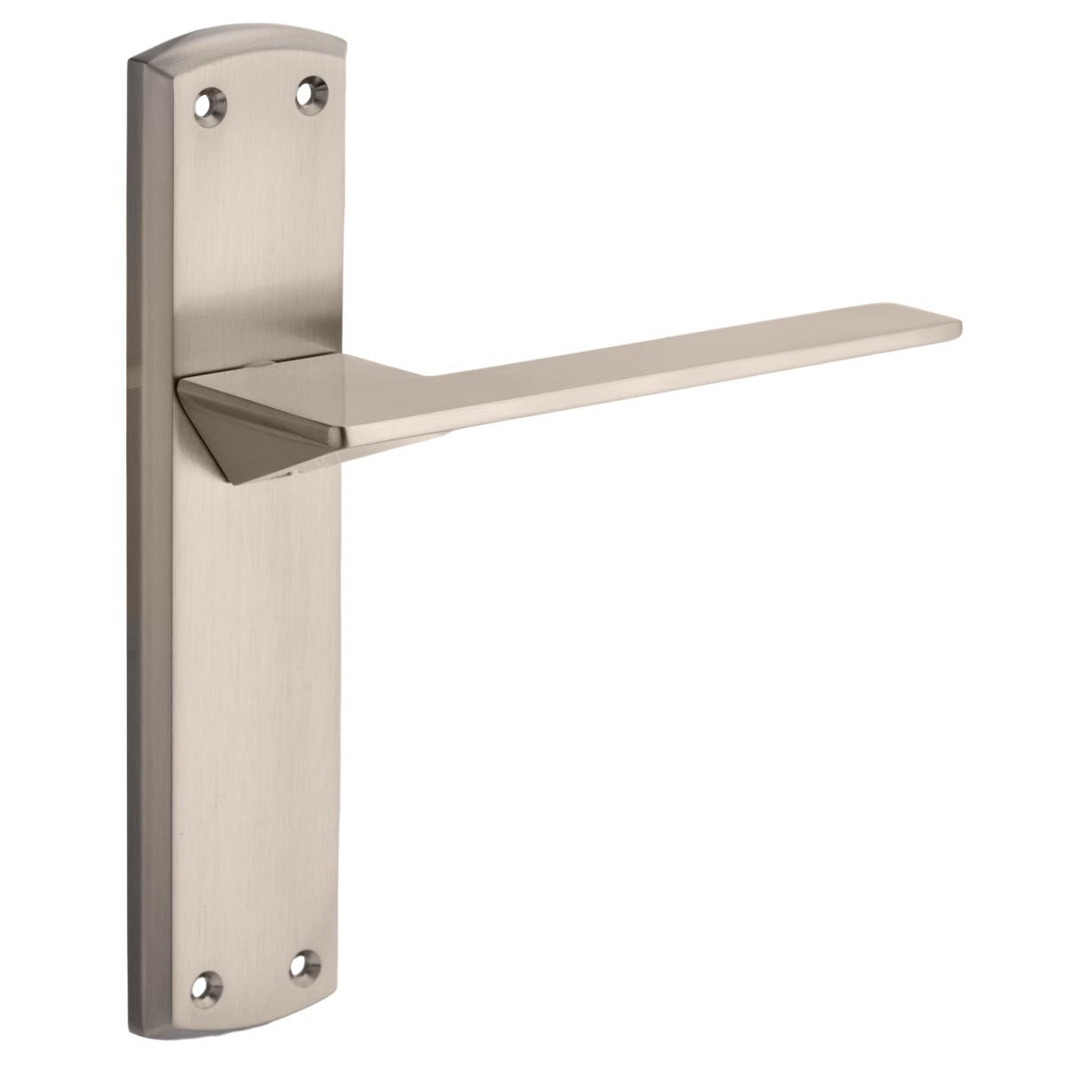 Kingston Lever Latch Brushed Nickel Door Handle (Pair) | Compare The Build