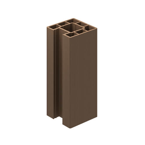 Clarity Composite Fencing End Post - 125mm x 3000mm Walnut Price Comparisons | Compare The Build