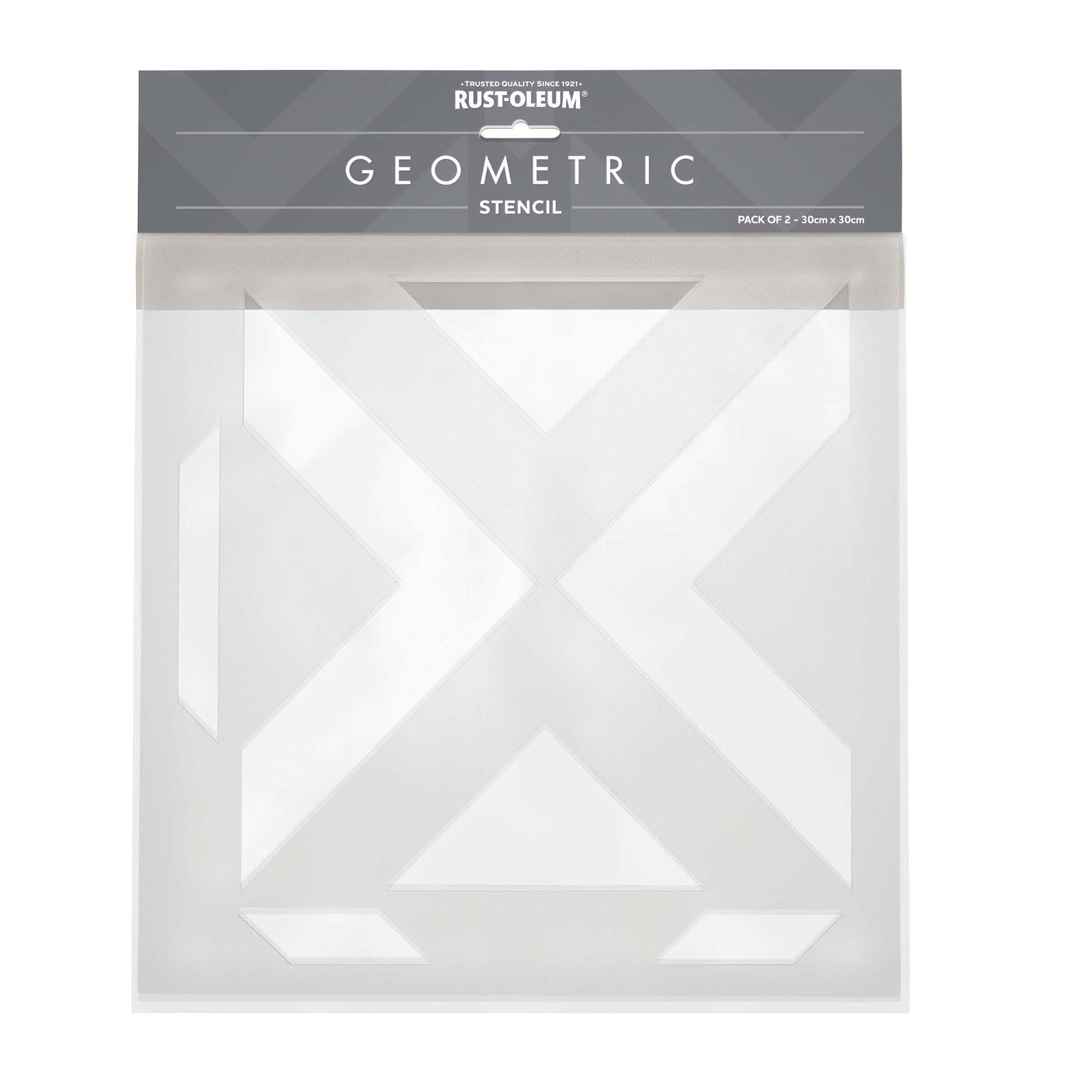 Rust-Oleum Geometric Paint Stencil, Pack Of 2 Price Comparisons | Compare The Build