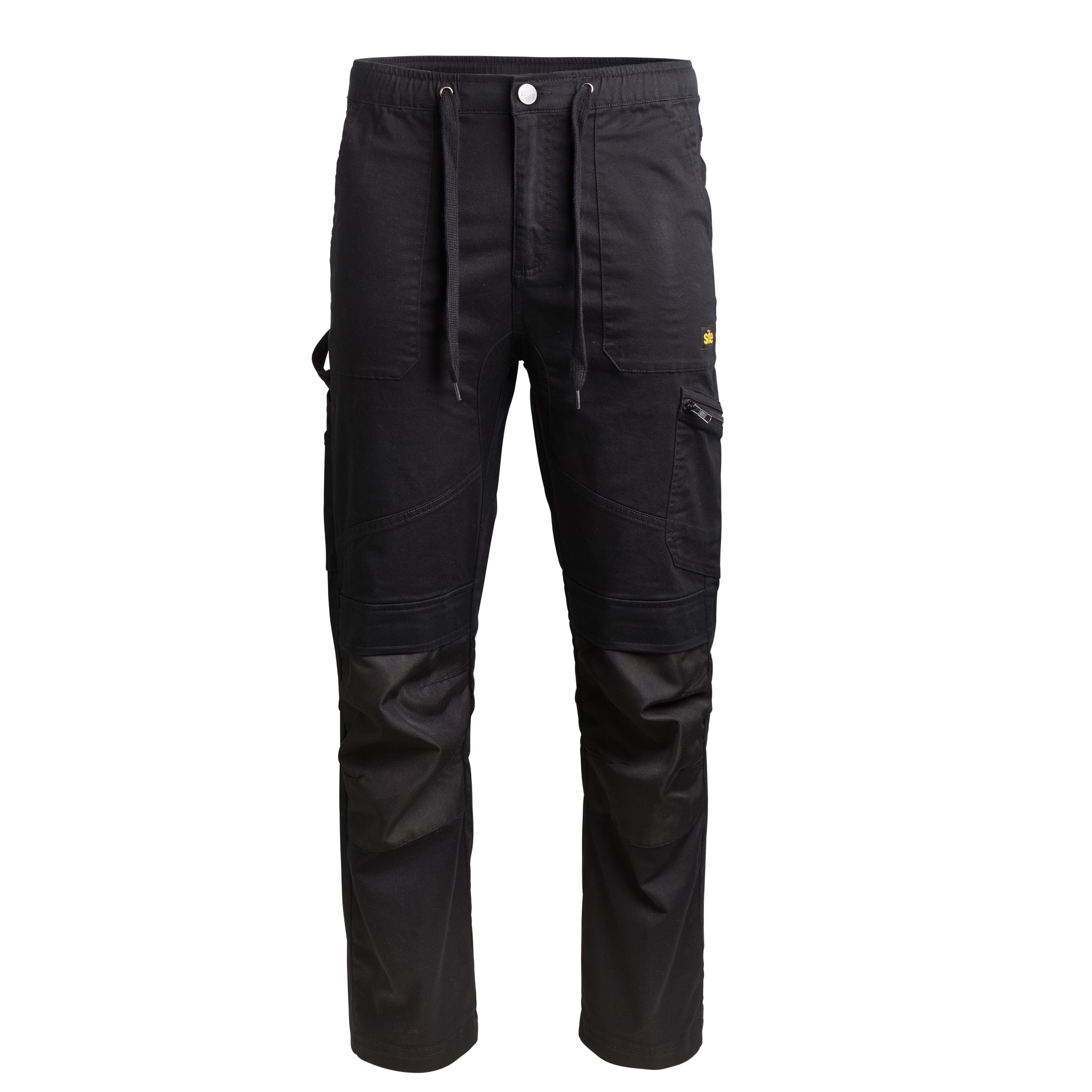 Site Tesem Black Men's Multi-Pocket Trousers, W34" L32" Price Comparisons | Compare The Build