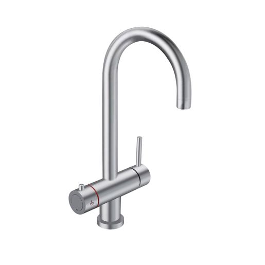 Francis Pegler Brushed Steel 3 Way Hot Water Kitchen Tap Price Comparisons | Compare The Build