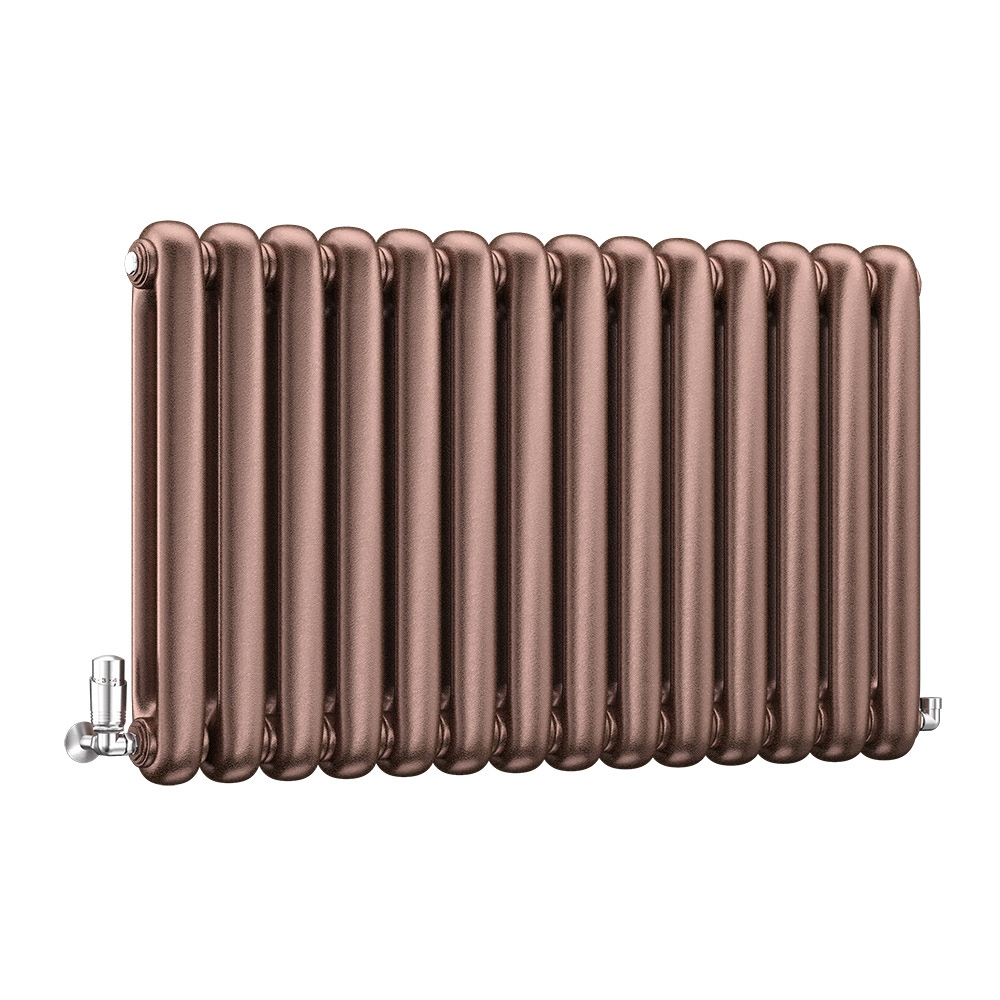 DQ Cassius Horizontal Column Radiator, Historic Copper, 550mm x 785mm Price Comparisons | Compare The Build