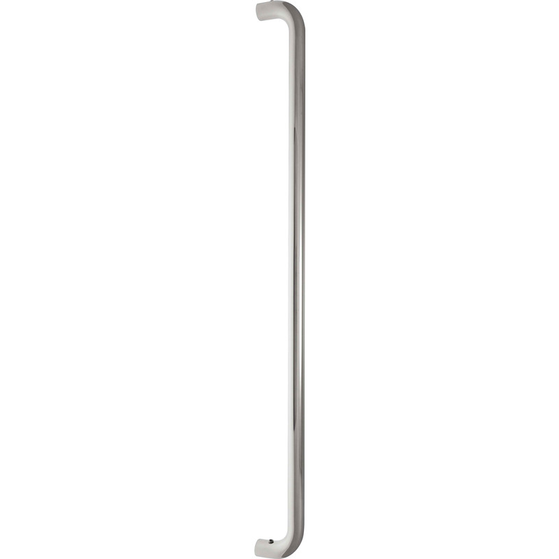 Eclipse D Shape Pull Handle Polished 600x19mm in Silver Stainless Steel | Compare The Build