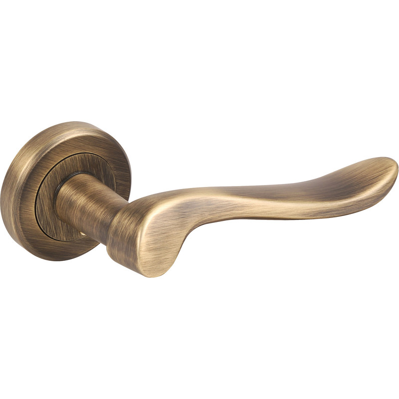 Serozzetta Verdun Lever On Rose Door Handles Antique (Pair) in Brass Price Comparisons | Compare The Build