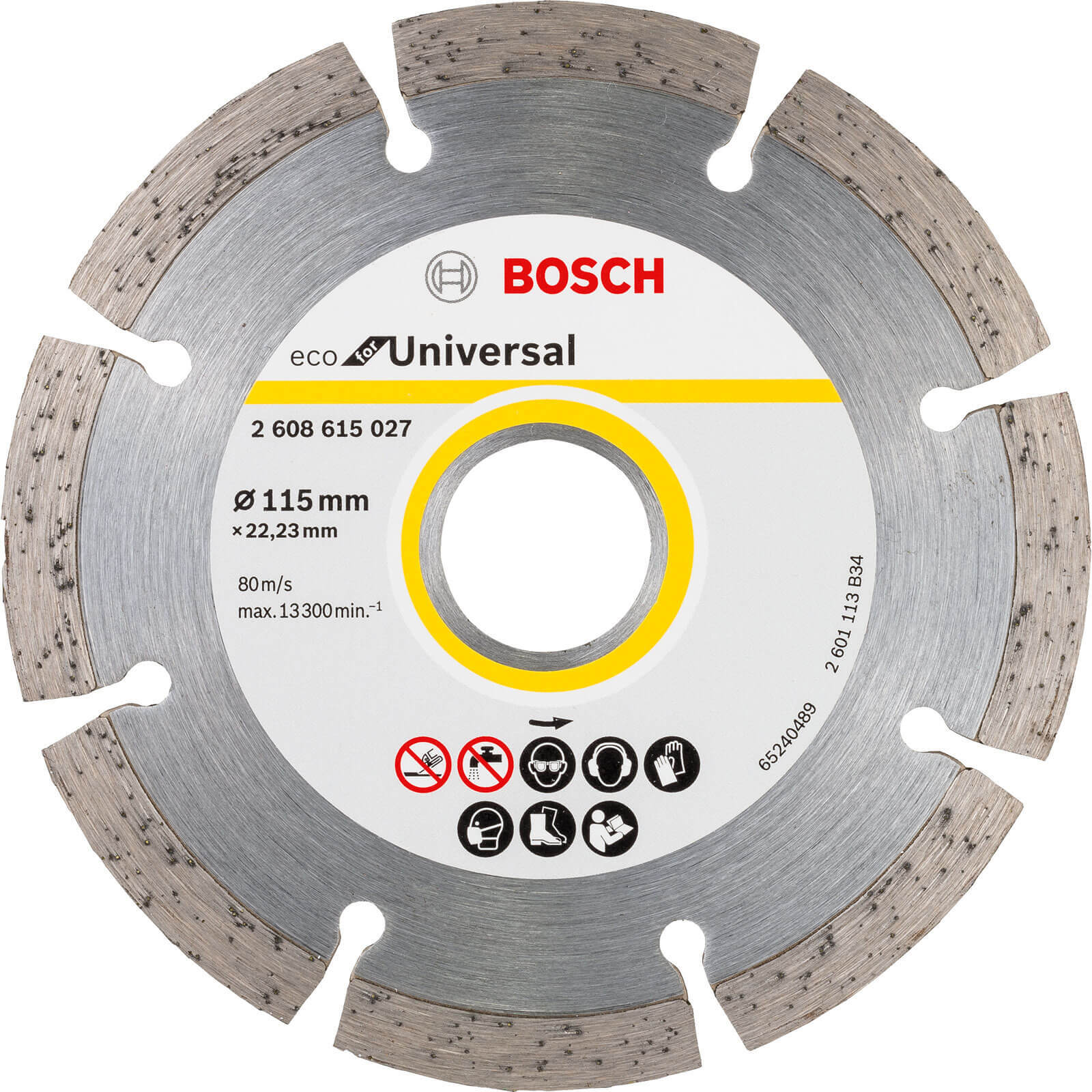 Bosch ECO Universal Segmented Diamond Cutting Disc 115mm 2mm 22mm | Compare The Build